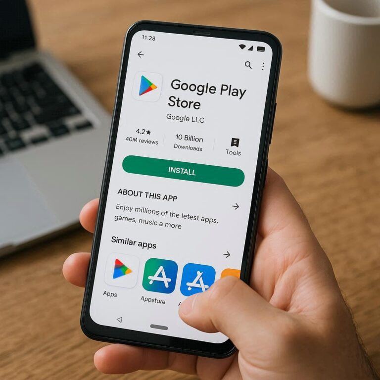 Como baixar Google Play Store